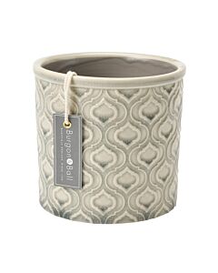 Burgon & Ball Venetian Glazed Pot Grey-Small